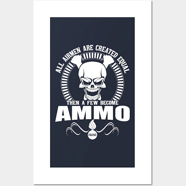 Air Force Ammo Not Equal Wall Art by RelevantArt